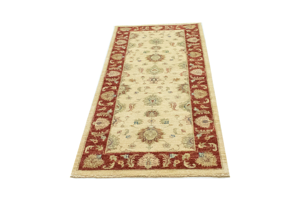 Tappeto corsia Tappeto Ziegler - 204 x 80 cm - beige chiaro