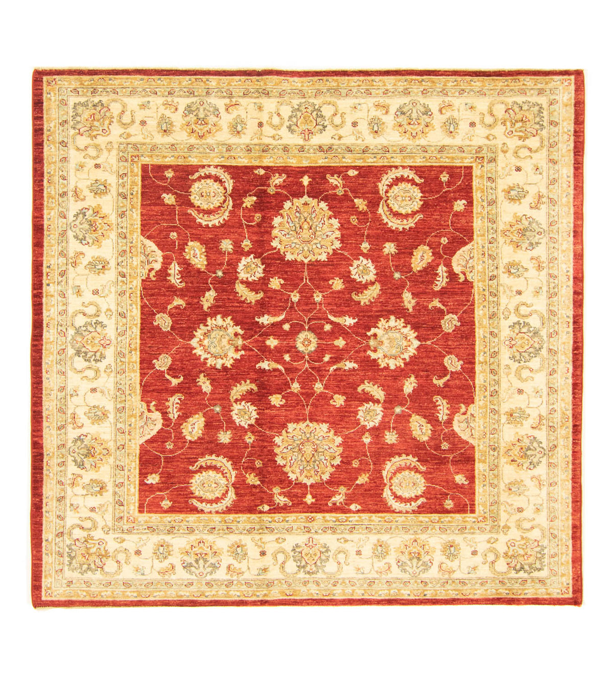 Tappeto Ziegler quadrato  - 178 x 176 cm - rosso