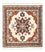 Tappeto Persero - Nomade quadrato  - 105 x 100 cm - crema