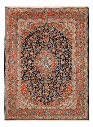 Tappeto Persero - Keshan - 403 x 295 cm - blu scuro