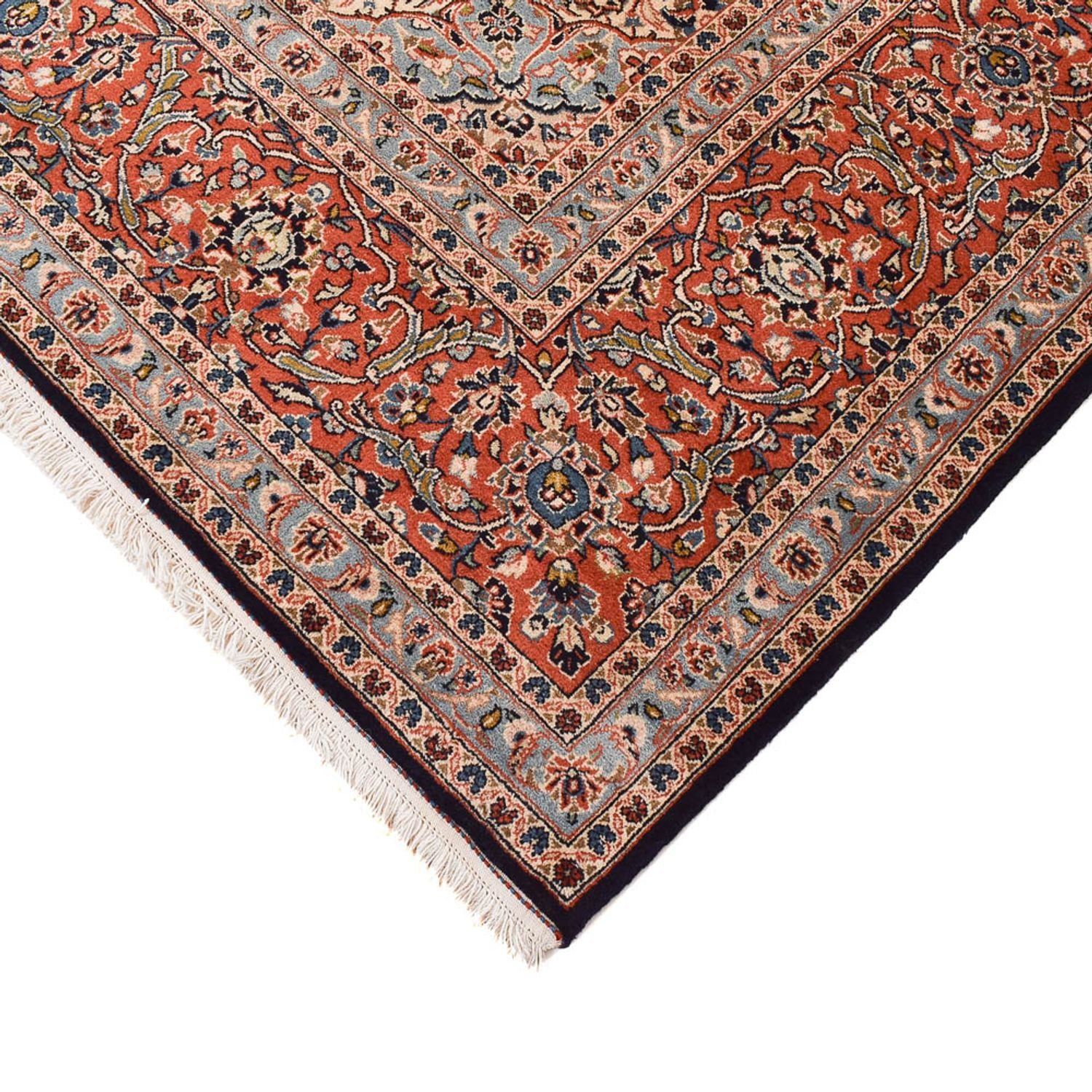 Tappeto Persero - Keshan - 403 x 295 cm - blu scuro