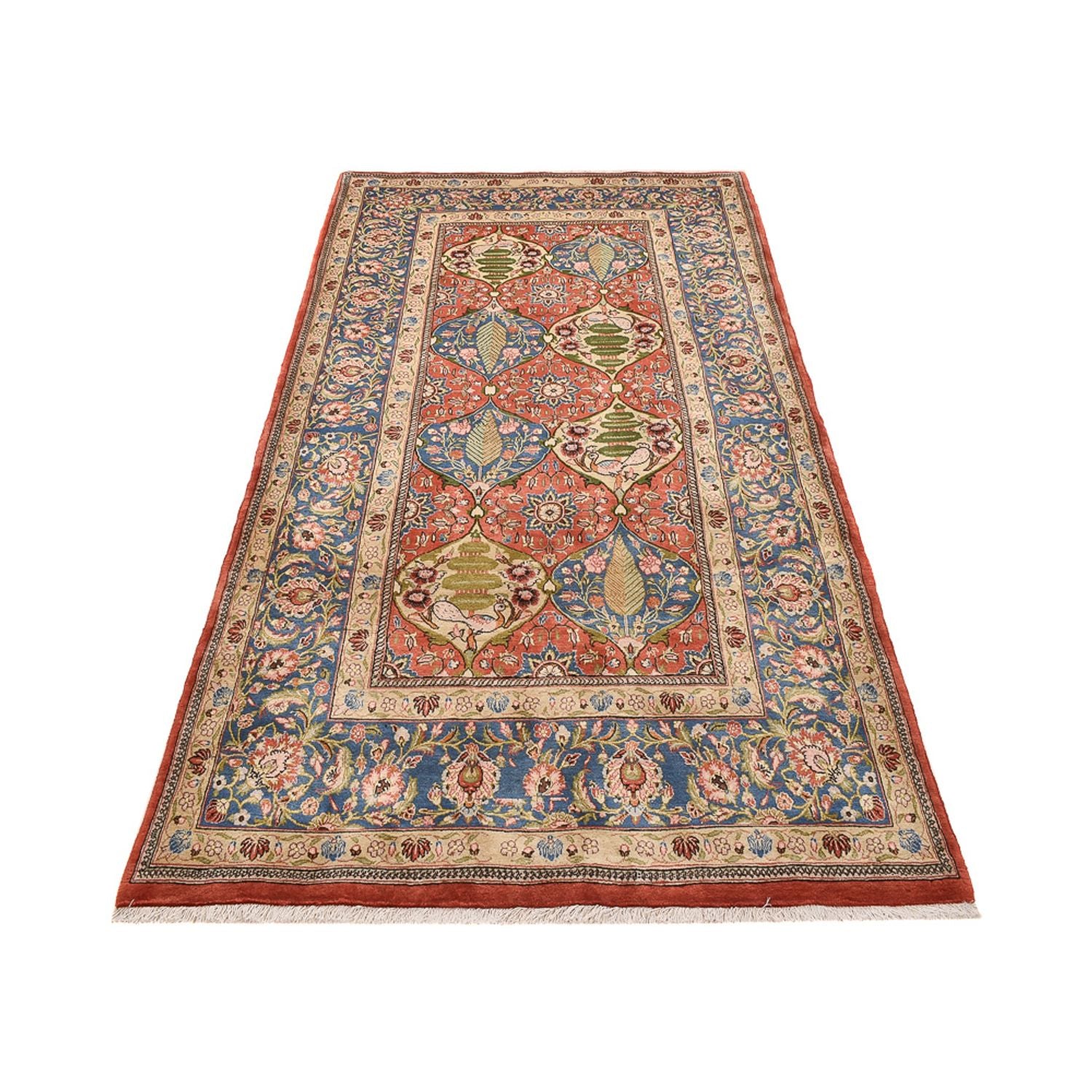 Tappeto corsia Tappeto Persero - Keshan - 282 x 145 cm - multicolore