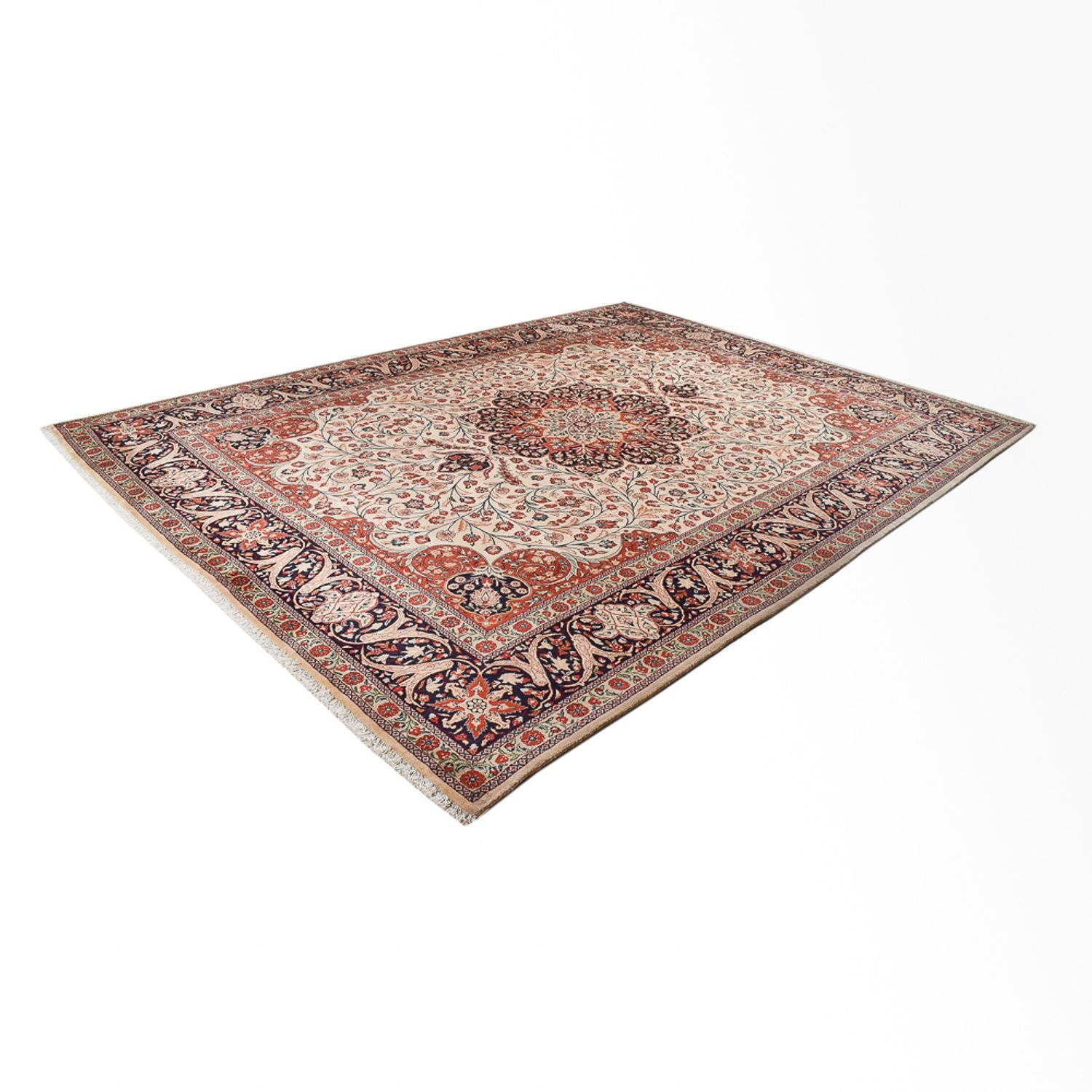 Tappeto Persero - Keshan - 403 x 299 cm - beige