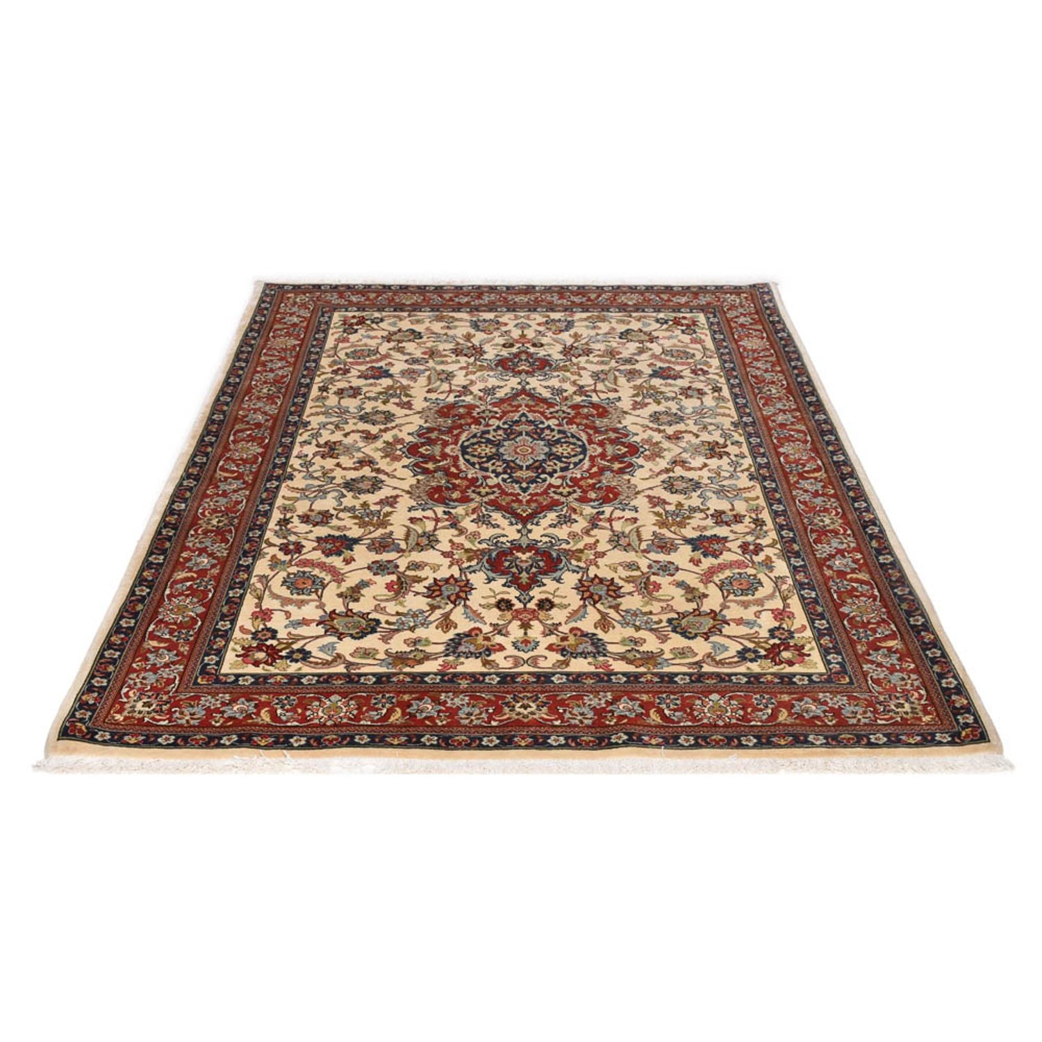 Tappeto Persero - Ghom - Reale - 202 x 131 cm - beige chiaro