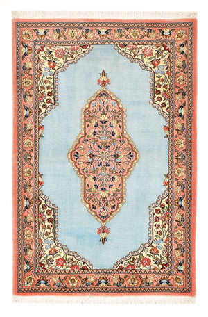 Tappeto Persero - Ghom - 117 x 80 cm - blu chiaro