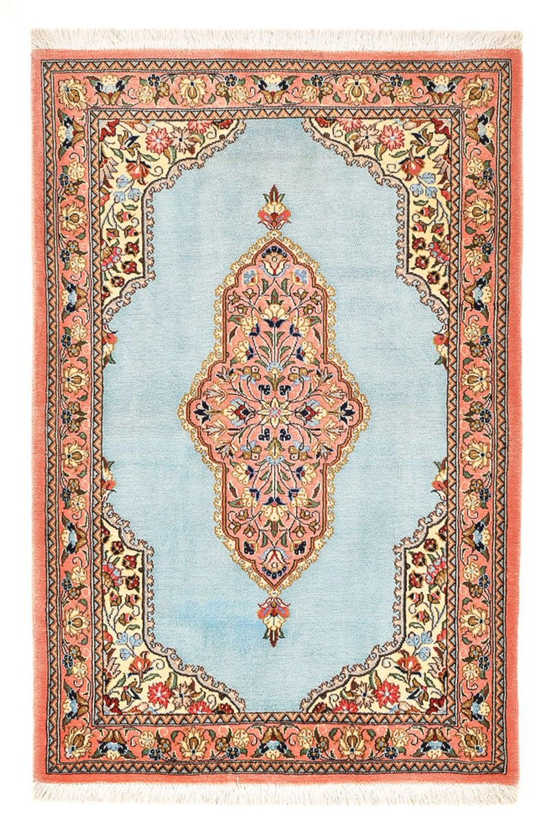 Tappeto Persero - Ghom - 117 x 80 cm - blu chiaro