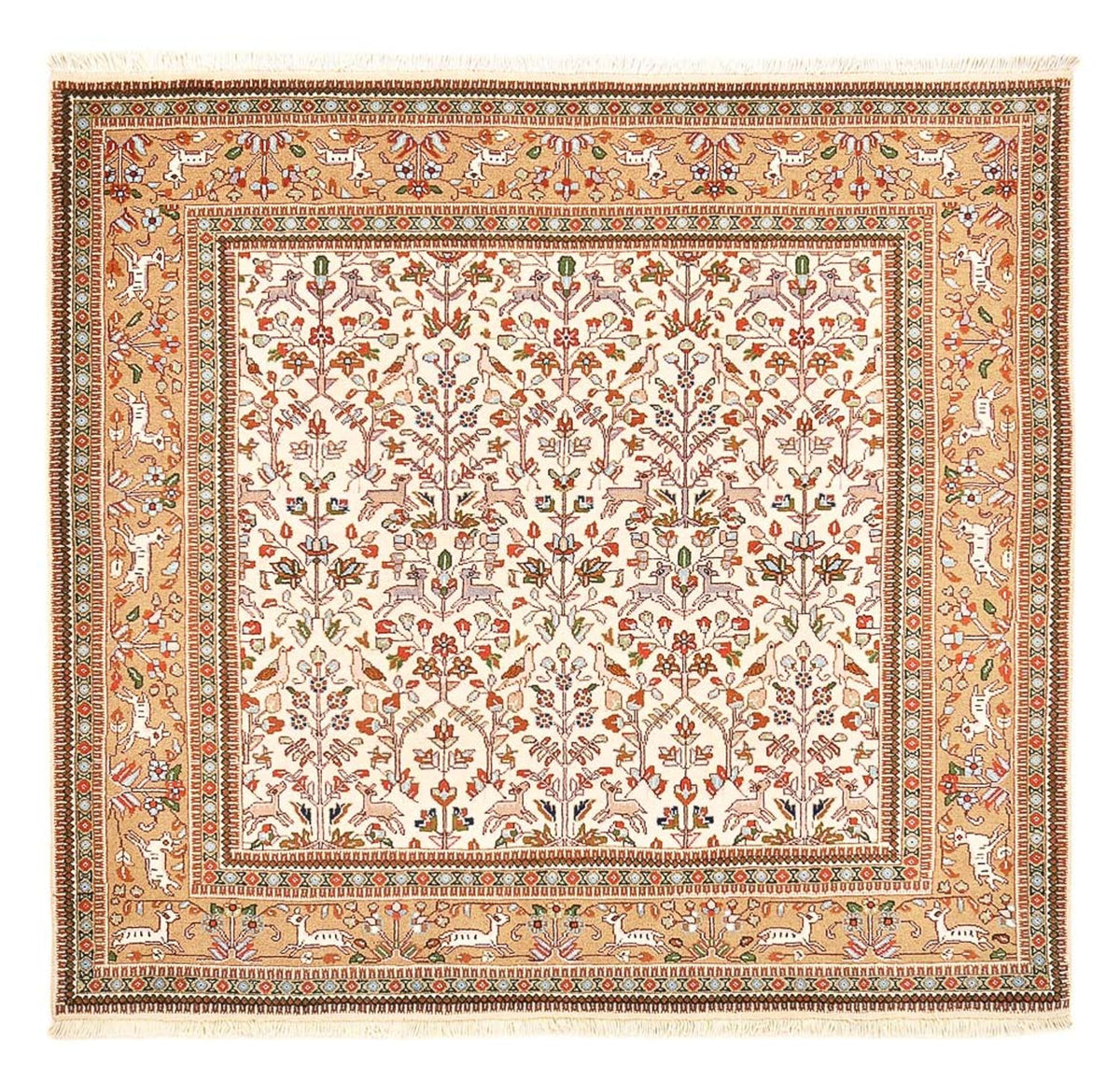 Tappeto Persero - Classico quadrato  - 200 x 200 cm - crema