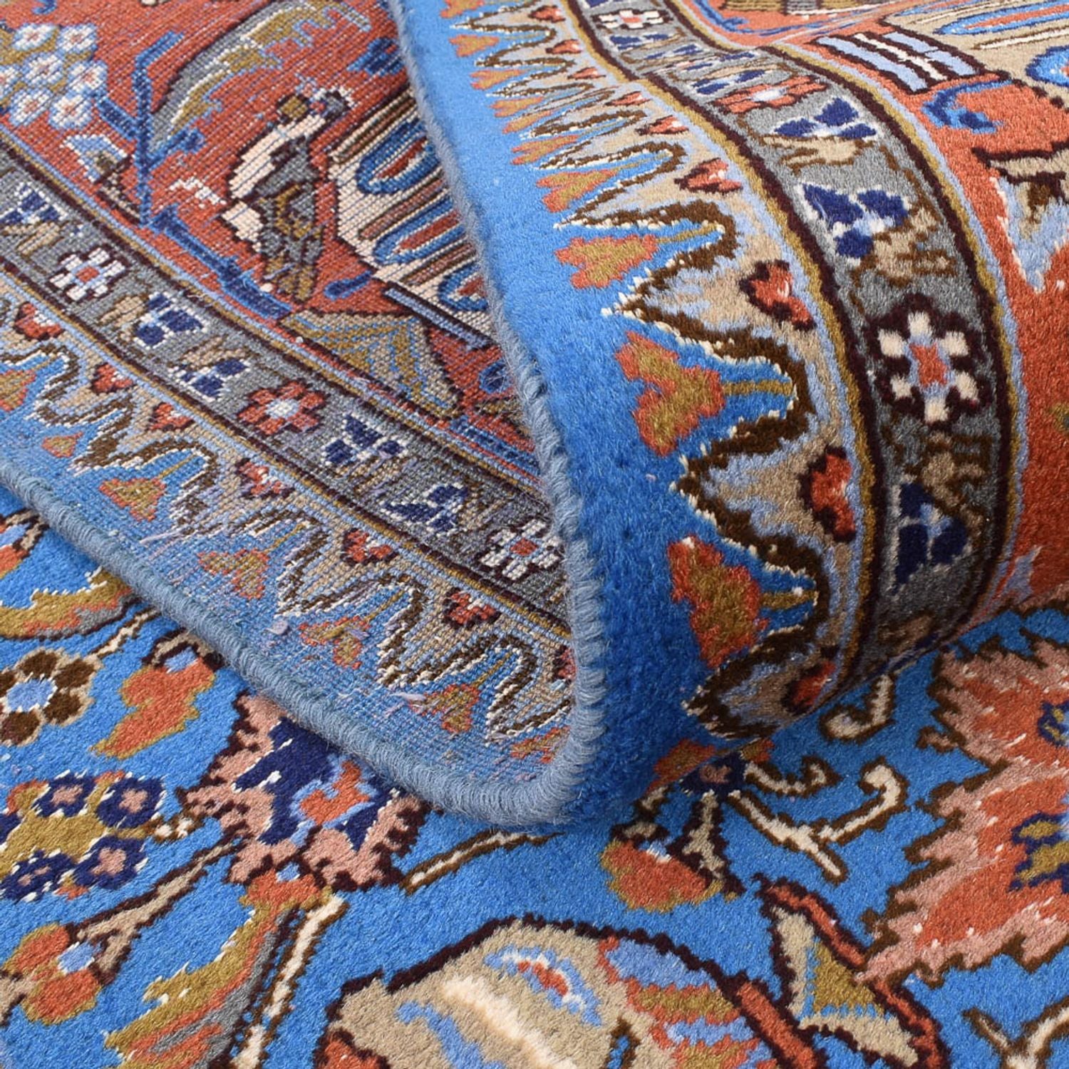 Tappeto Persero - Classico quadrato  - 198 x 198 cm - blu