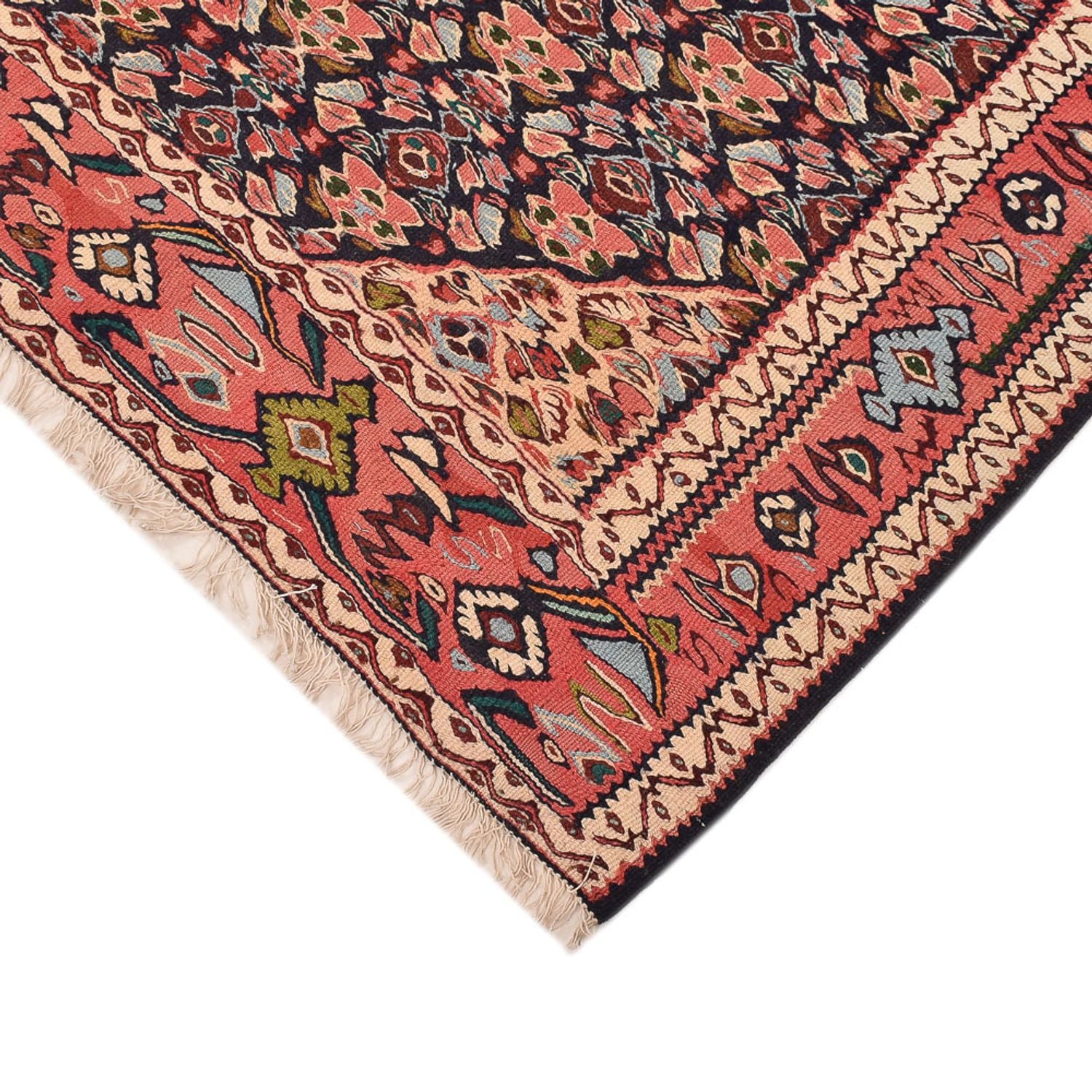 Tappeto Kelim - Orientale - 238 x 132 cm - beige scuro