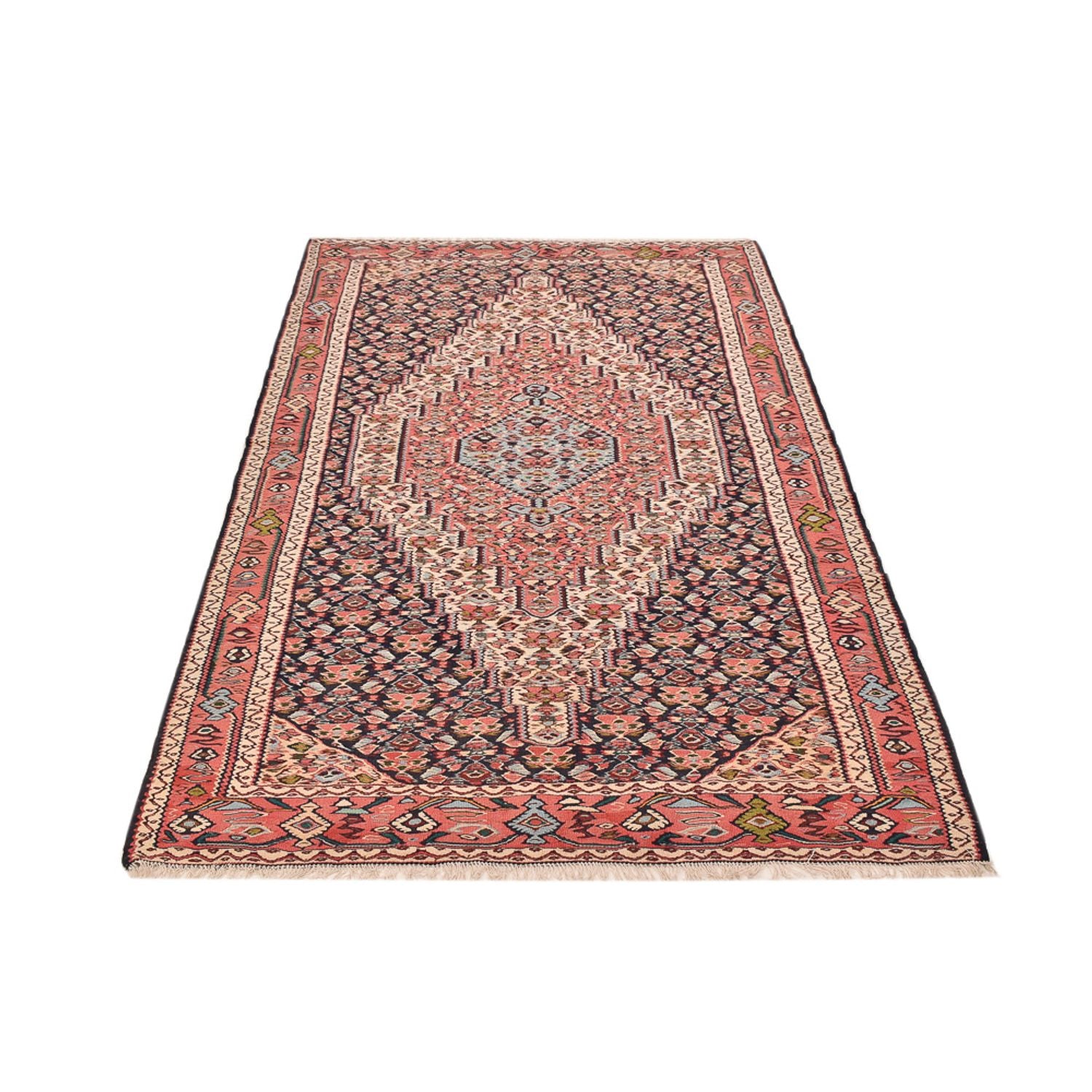 Tappeto Kelim - Orientale - 238 x 132 cm - beige scuro