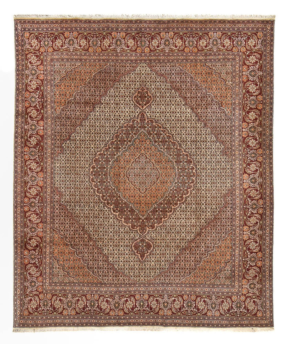 Tappeto Persero - Tabriz - Reale - 297 x 250 cm - marrone