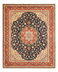 Tappeto Persero - Tabriz - Reale - 255 x 205 cm - blu scuro