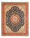 Tappeto Persero - Tabriz - Reale - 255 x 205 cm - blu scuro