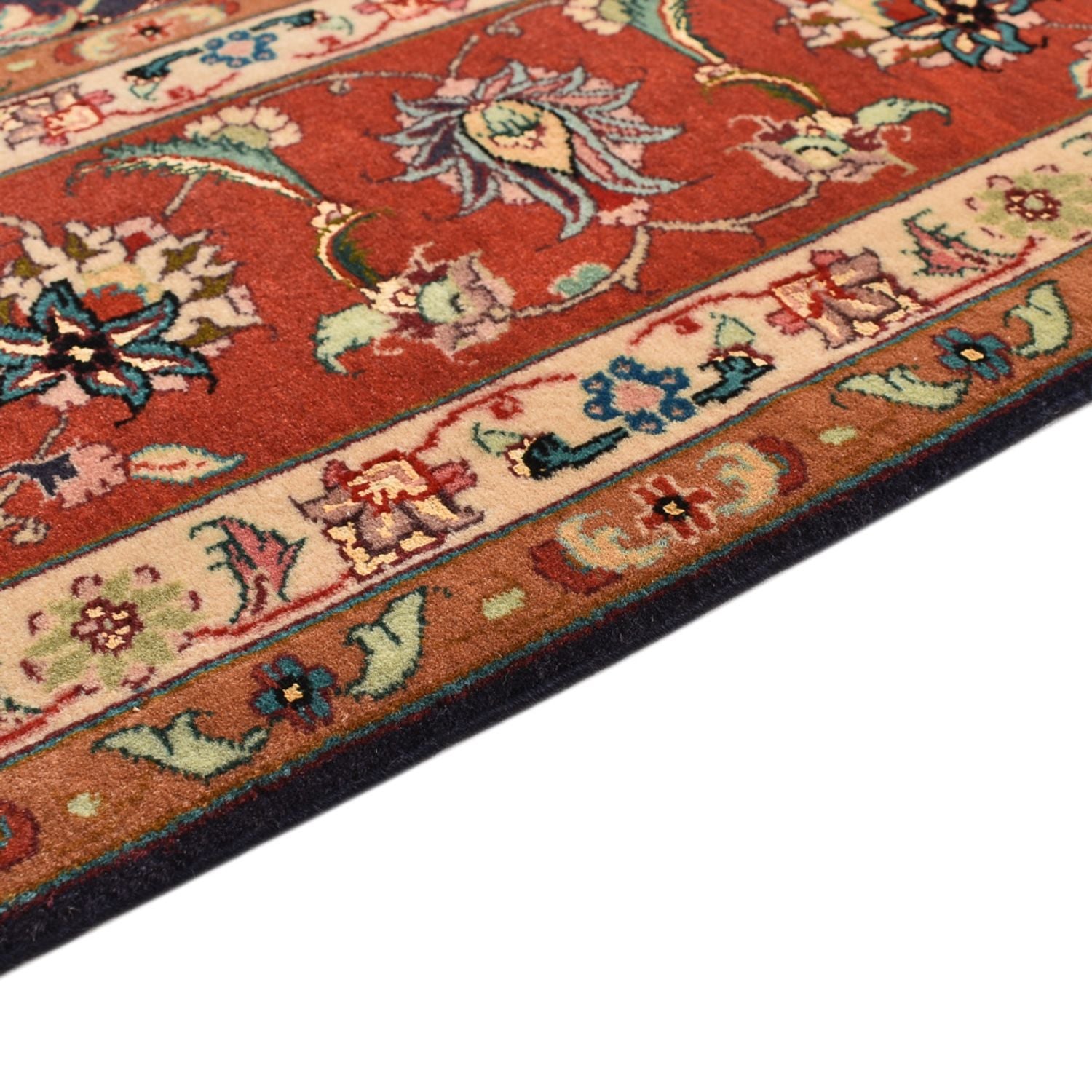 Tappeto Persero - Tabriz - Reale - 255 x 205 cm - blu scuro