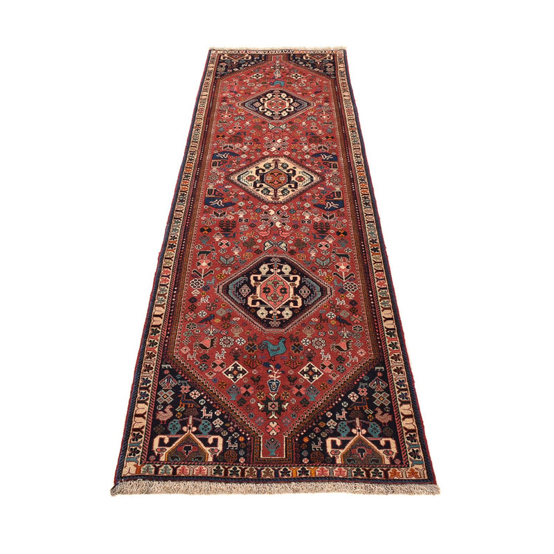 Tappeto corsia Tappeto Gabbeh - Kashkuli Persero - 296 x 80 cm - rosso