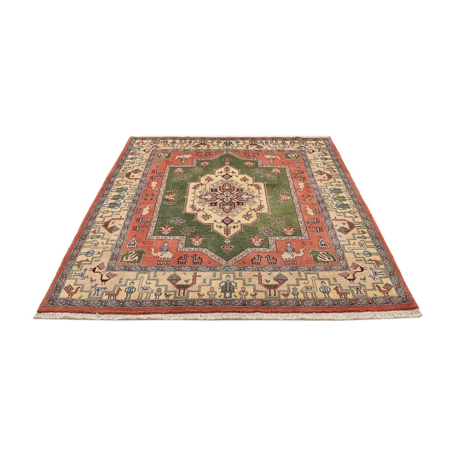 Tappeto Persero - Nomade quadrato  - 208 x 198 cm - verde