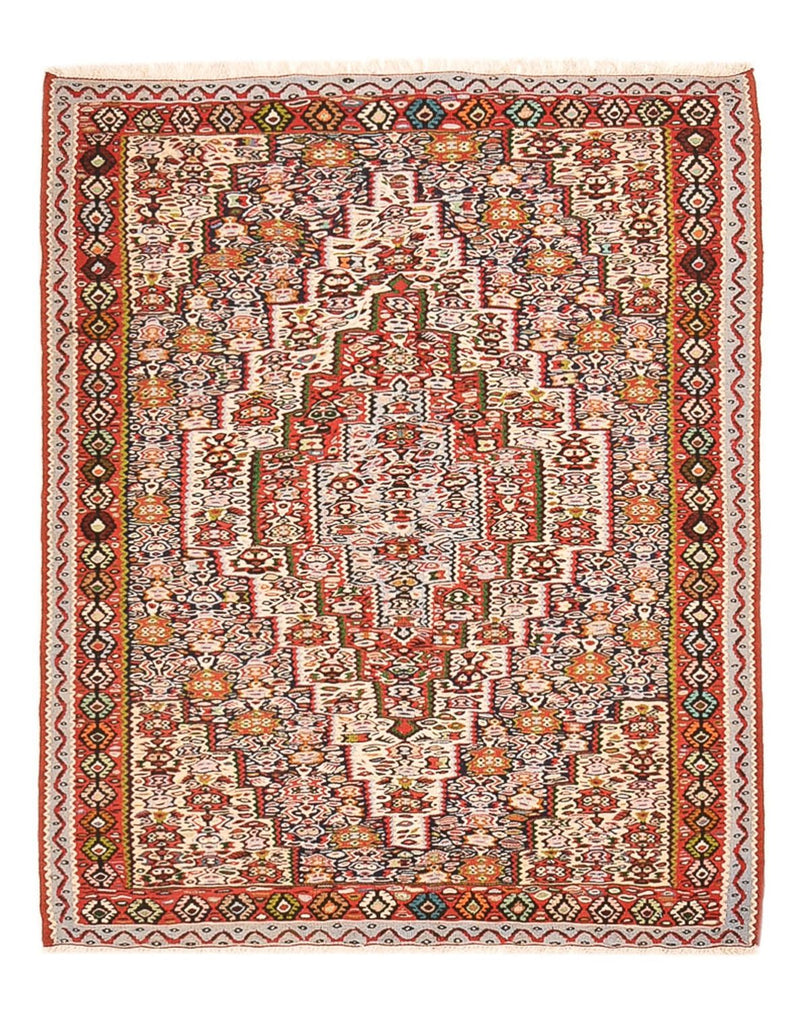 Tappeto Kelim - Orientale - 150 x 118 cm - terracotta