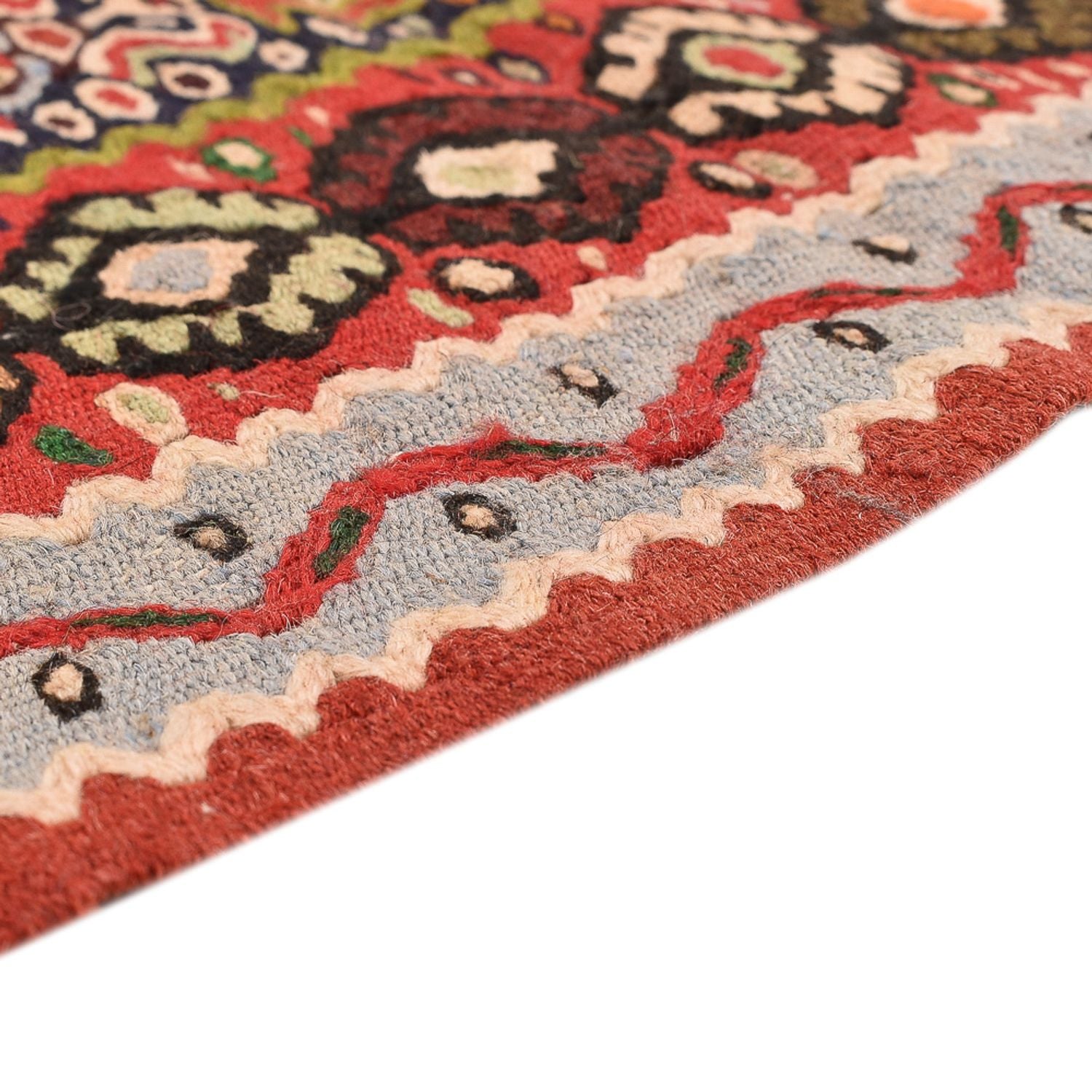 Tappeto Kelim - Orientale - 150 x 118 cm - terracotta