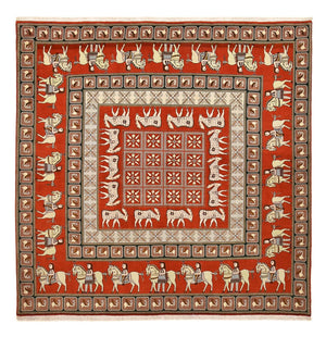 Tappeto Persero - Tabriz - Reale quadrato  - 255 x 245 cm - multicolore