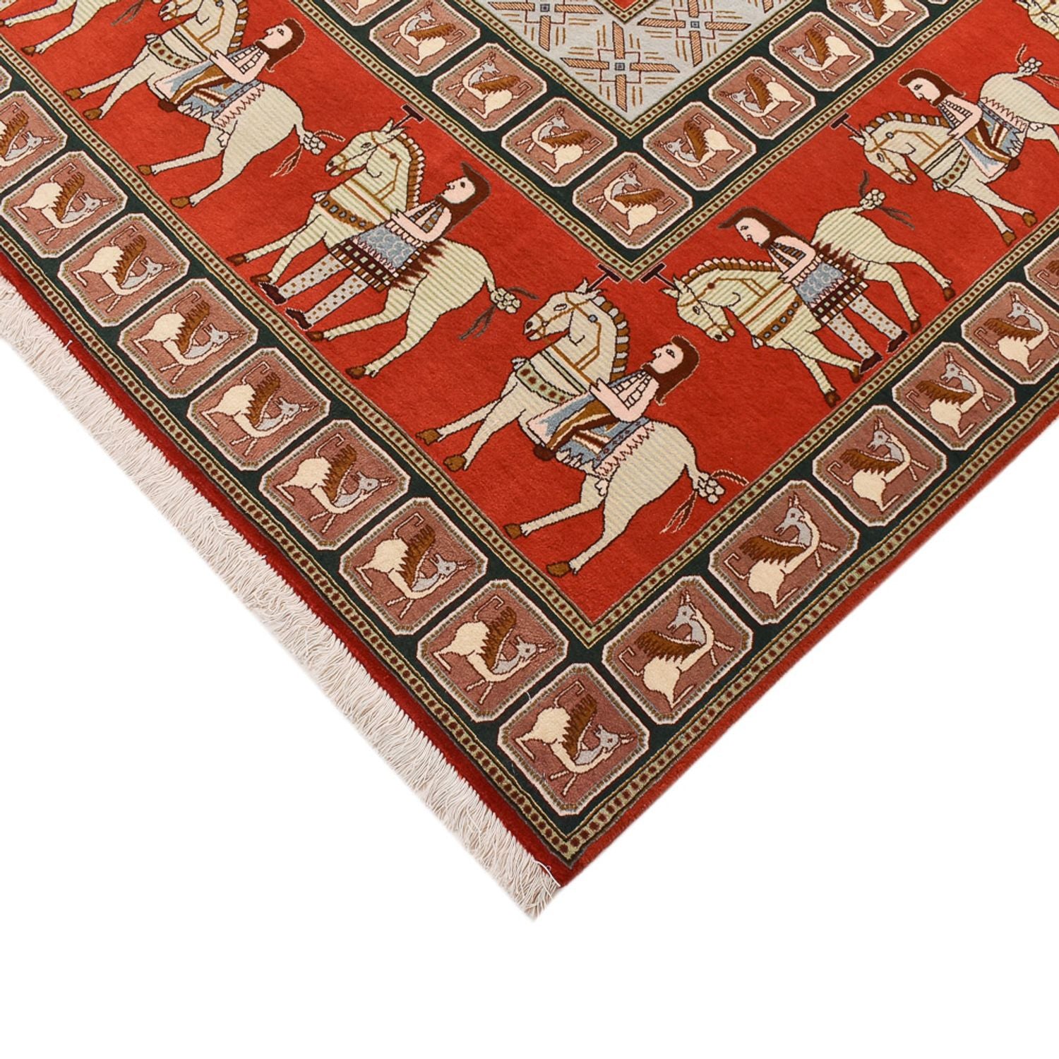 Tappeto Persero - Tabriz - Reale quadrato  - 255 x 245 cm - multicolore