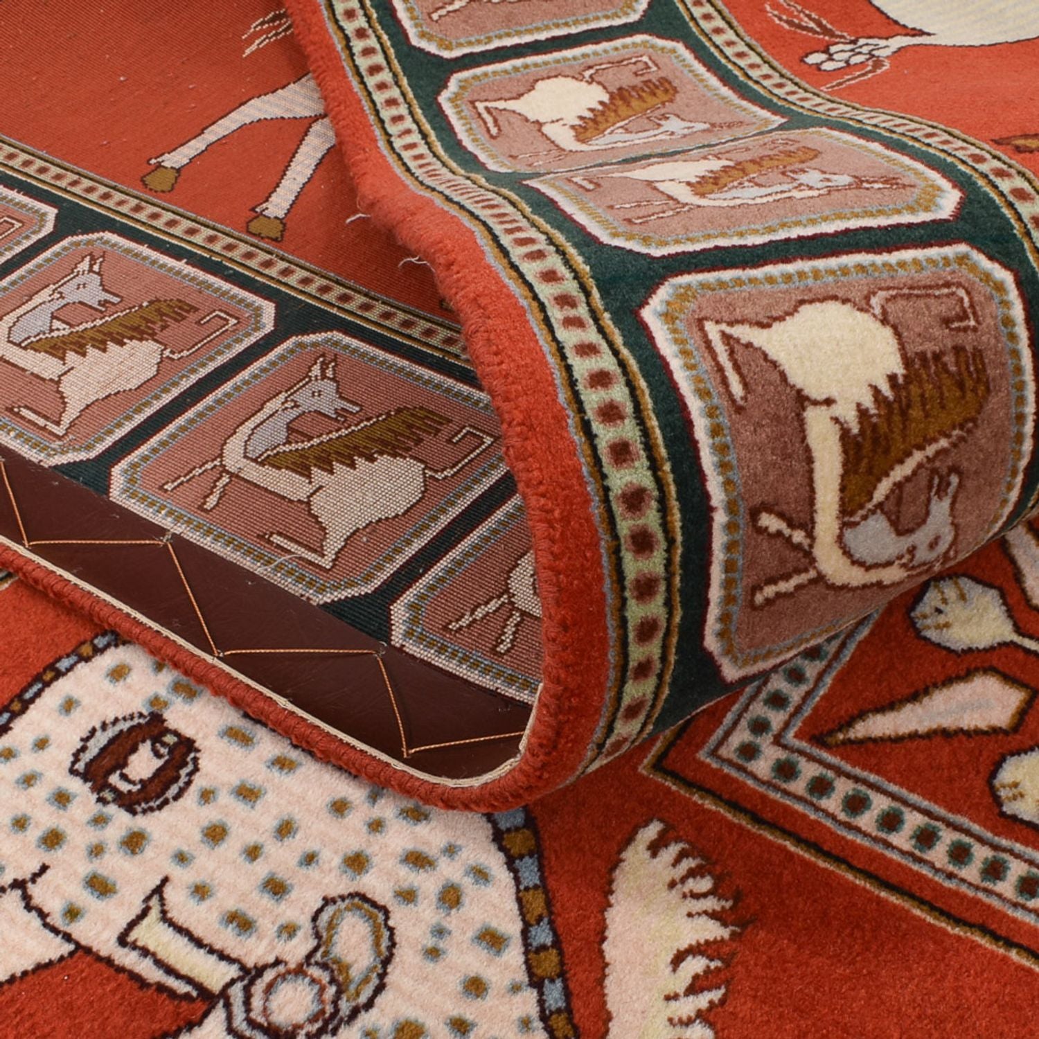 Tappeto Persero - Tabriz - Reale quadrato  - 255 x 245 cm - multicolore