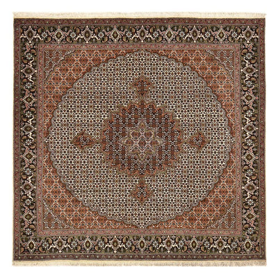 Tappeto Persero - Tabriz - Reale quadrato  - 207 x 204 cm - marrone
