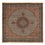 Tappeto Persero - Tabriz - Reale quadrato  - 207 x 204 cm - marrone