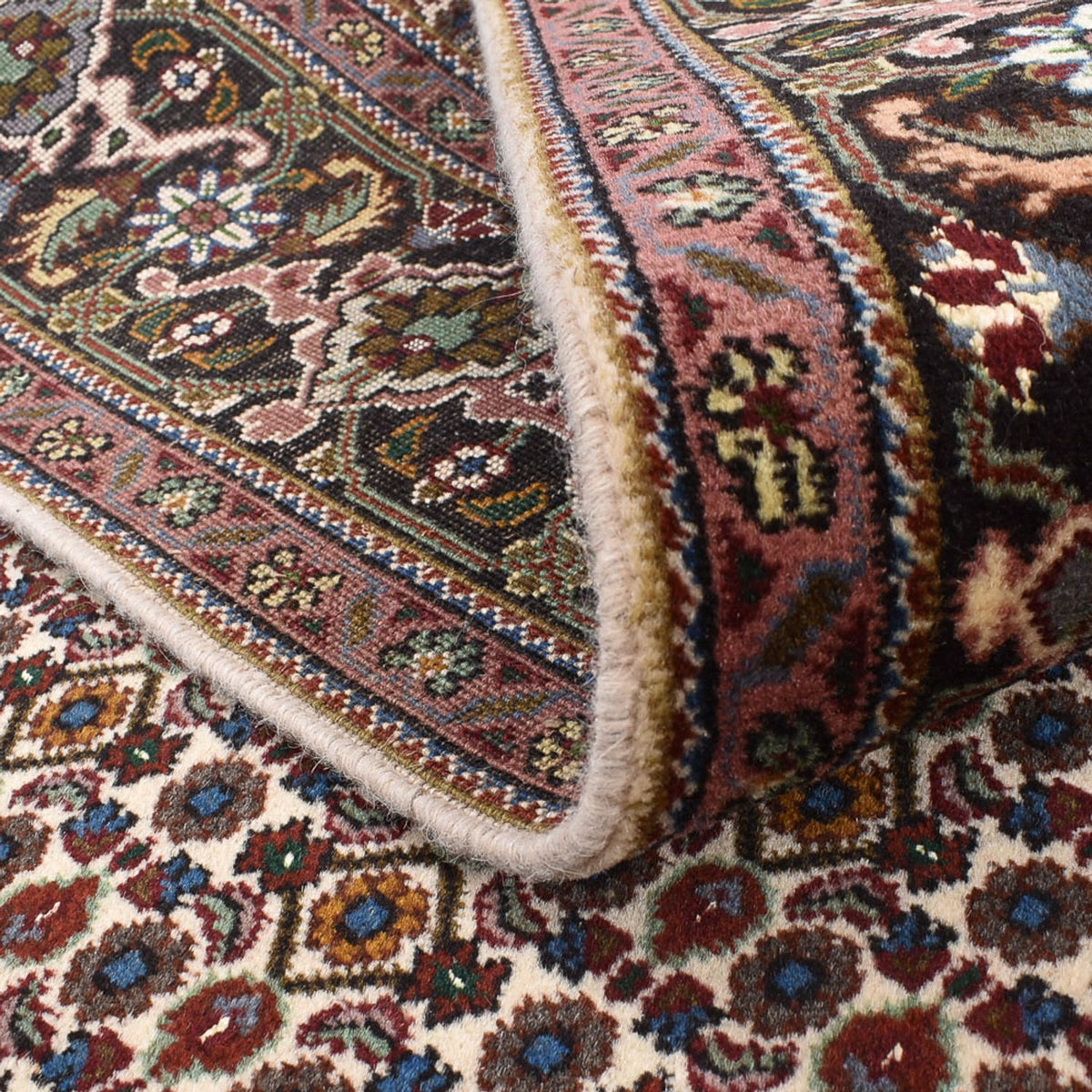 Tappeto Persero - Tabriz - Reale quadrato  - 207 x 204 cm - marrone