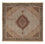 Tappeto Persero - Tabriz - Reale quadrato  - 200 x 200 cm - marrone chiaro