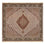 Tappeto Persero - Tabriz - Reale quadrato  - 202 x 196 cm - marrone chiaro