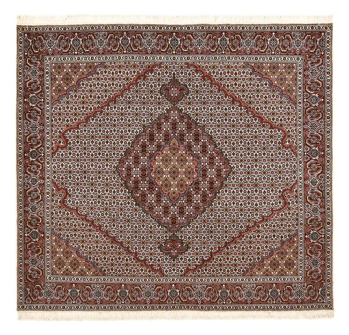 Tappeto Persero - Bidjar quadrato  - 202 x 198 cm - ruggine