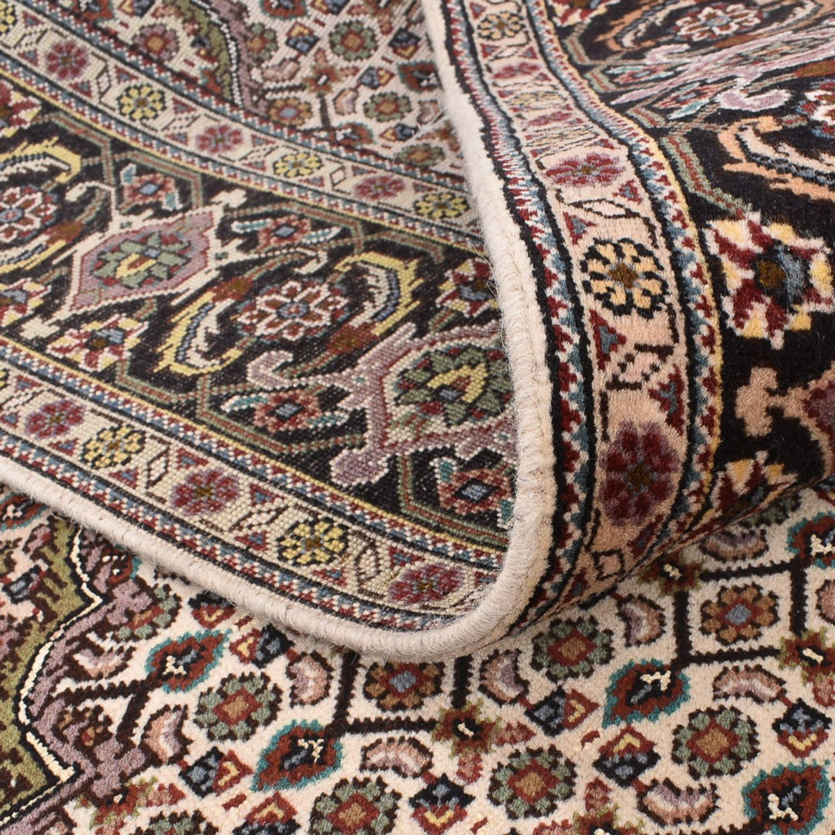 Tappeto Persero - Tabriz - Reale quadrato  - 212 x 200 cm - marrone