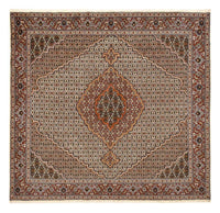 Tappeto Persero - Tabriz - Reale quadrato  - 204 x 196 cm - marrone