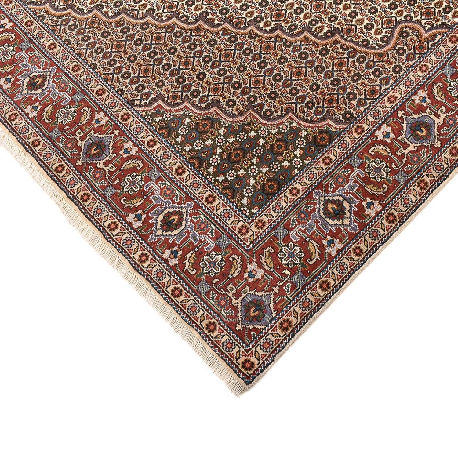 Tappeto Persero - Tabriz - Reale quadrato  - 204 x 196 cm - marrone