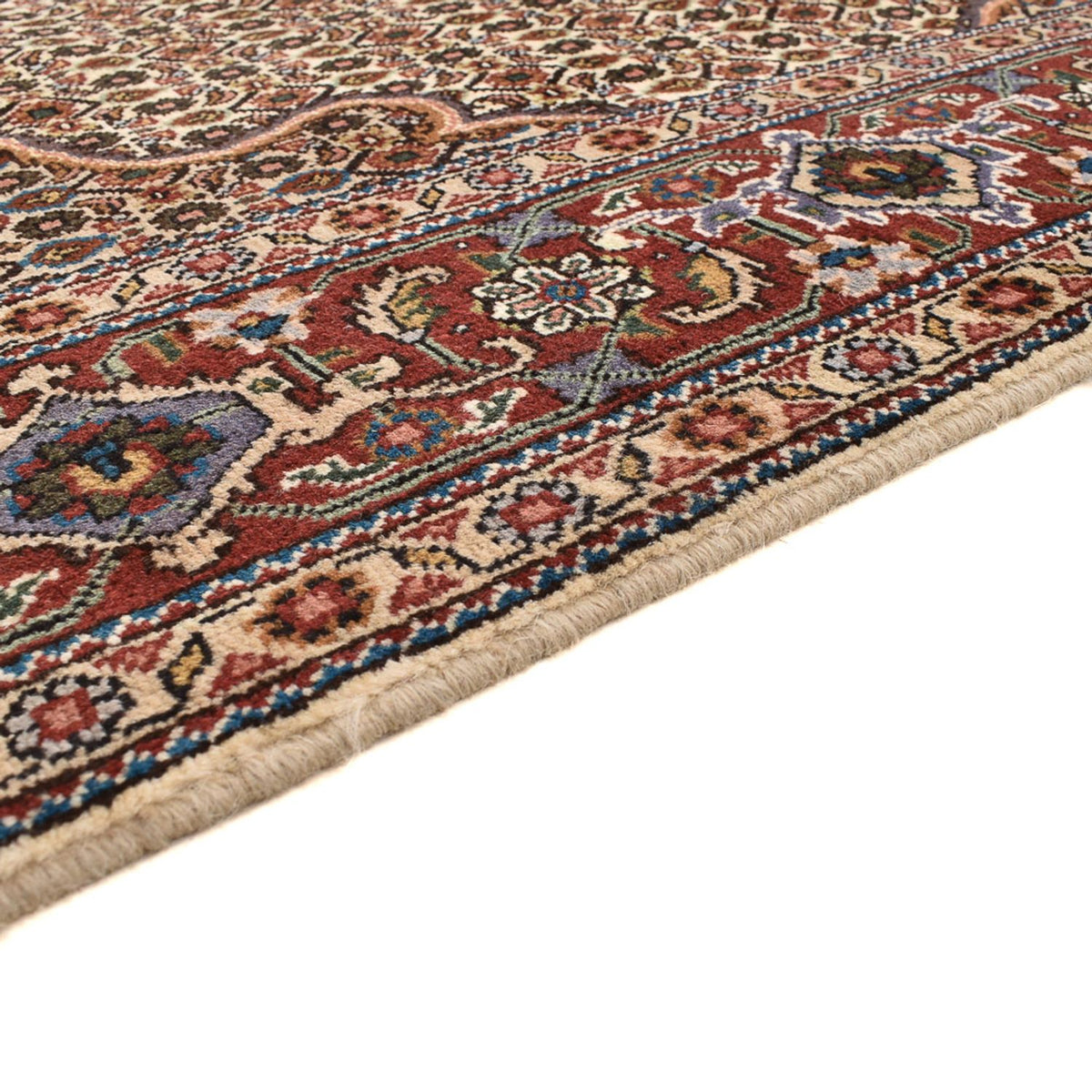 Tappeto Persero - Tabriz - Reale quadrato  - 204 x 196 cm - marrone