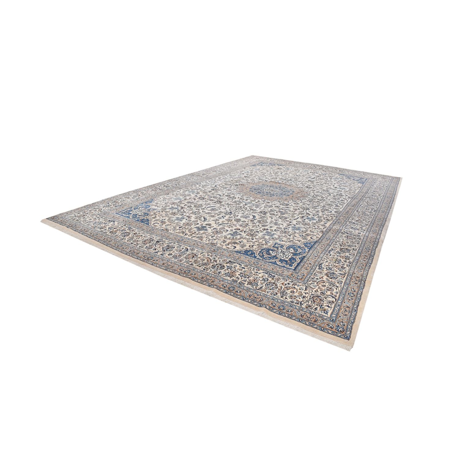 Tappeto Persero - Nain - Reale - 582 x 386 cm - grigio