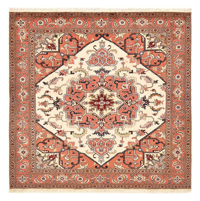 Tappeto Persero - Tabriz - Reale quadrato  - 205 x 200 cm - crema