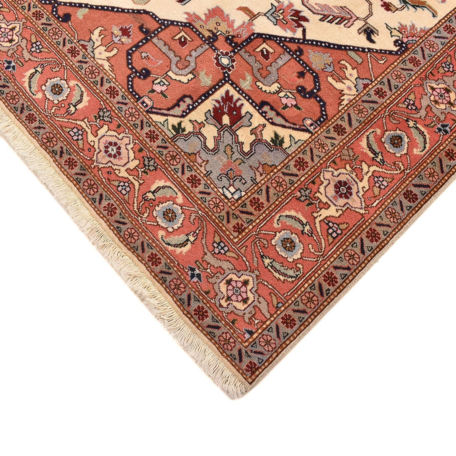 Tappeto Persero - Tabriz - Reale quadrato  - 205 x 200 cm - crema