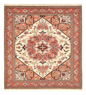 Tappeto Persero - Tabriz - Reale quadrato  - 216 x 195 cm - crema