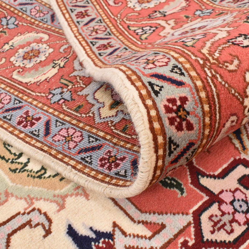 Tappeto Persero - Tabriz - Reale quadrato  - 216 x 195 cm - crema