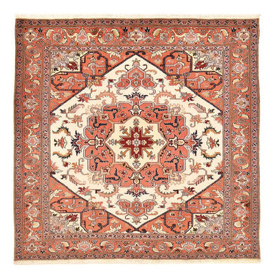 Tappeto Persero - Tabriz - Reale quadrato  - 207 x 205 cm - crema