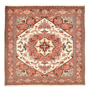 Tappeto Persero - Tabriz - Reale quadrato  - 207 x 205 cm - crema