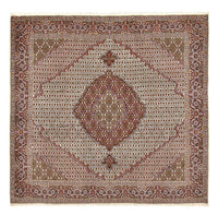 Tappeto Persero - Tabriz - Reale quadrato  - 204 x 200 cm - marrone