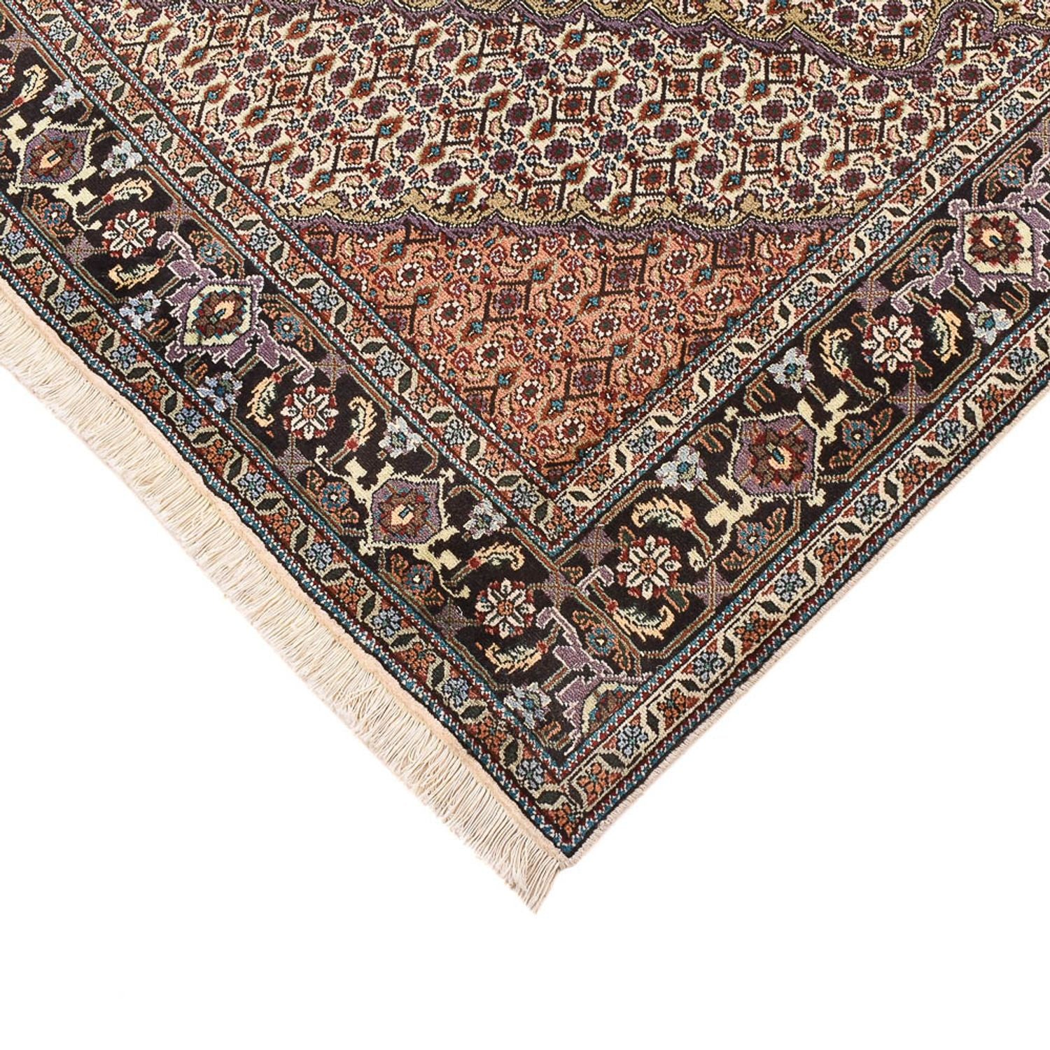 Tappeto Persero - Tabriz - Reale quadrato  - 202 x 200 cm - sabbia