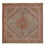 Tappeto Persero - Tabriz - Reale quadrato  - 210 x 206 cm - ruggine