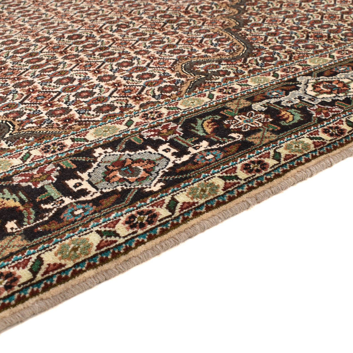 Tappeto Persero - Tabriz - Reale quadrato  - 205 x 204 cm - marrone