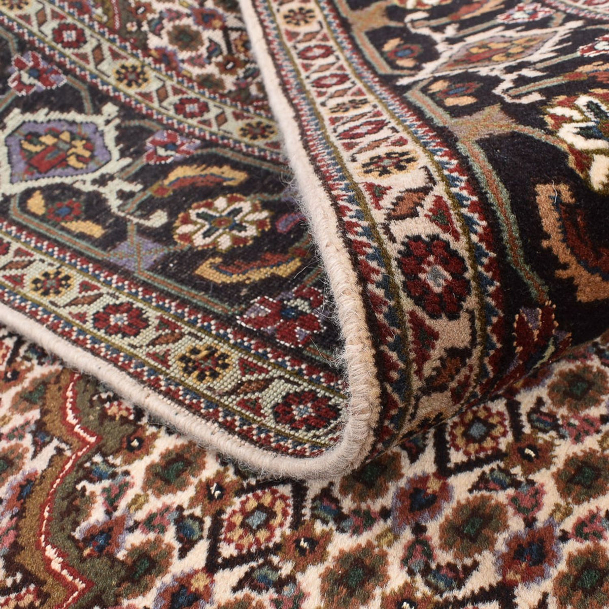 Tappeto Persero - Tabriz - Reale quadrato  - 206 x 202 cm - marrone chiaro