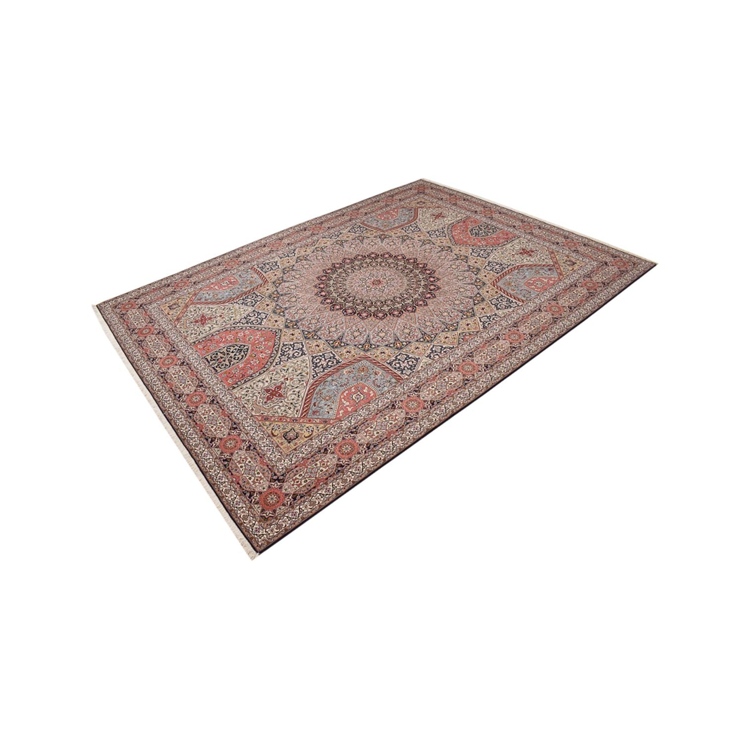 Tappeto Persero - Tabriz - Reale - 413 x 305 cm - terracotta
