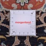 Tappeto corsia Tappeto Persero - Tabriz - Reale - 380 x 75 cm - blu scuro