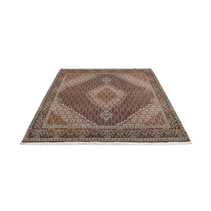 Tappeto Persero - Tabriz - Reale quadrato  - 207 x 205 cm - marrone